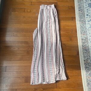 Striped Wide-Leg Pants Bohemian